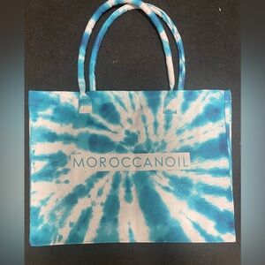MOROCCAN OIL EXTRA LARGE CANVAS SHOULDER TOTE BAG / BEACH BAG